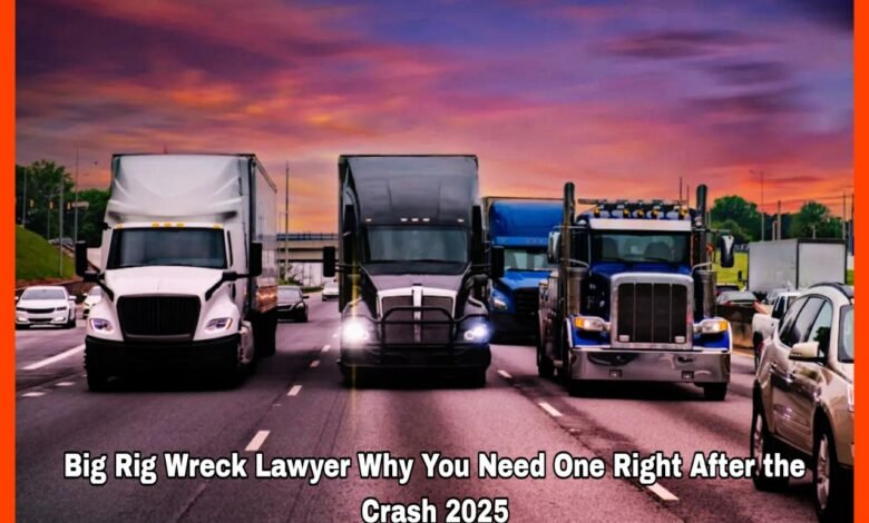 Big Rig Wreck Lawyer Why You Need One Right After the Crash 2025